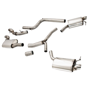 Friedrich Motorsport 76 mm Duplex Avgassystem till Audi A4 B9 (B8/8W) Framhjulsdrift